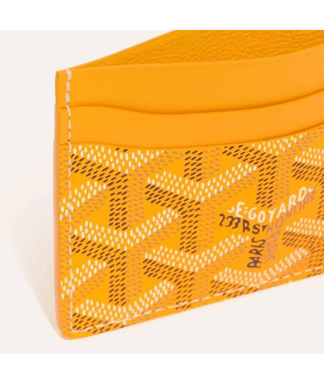 GOYARD Желтый кардхолдер, фото 2