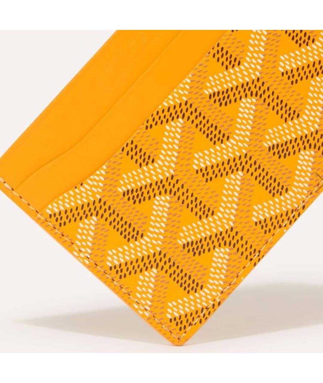 GOYARD Желтый кардхолдер, фото 3