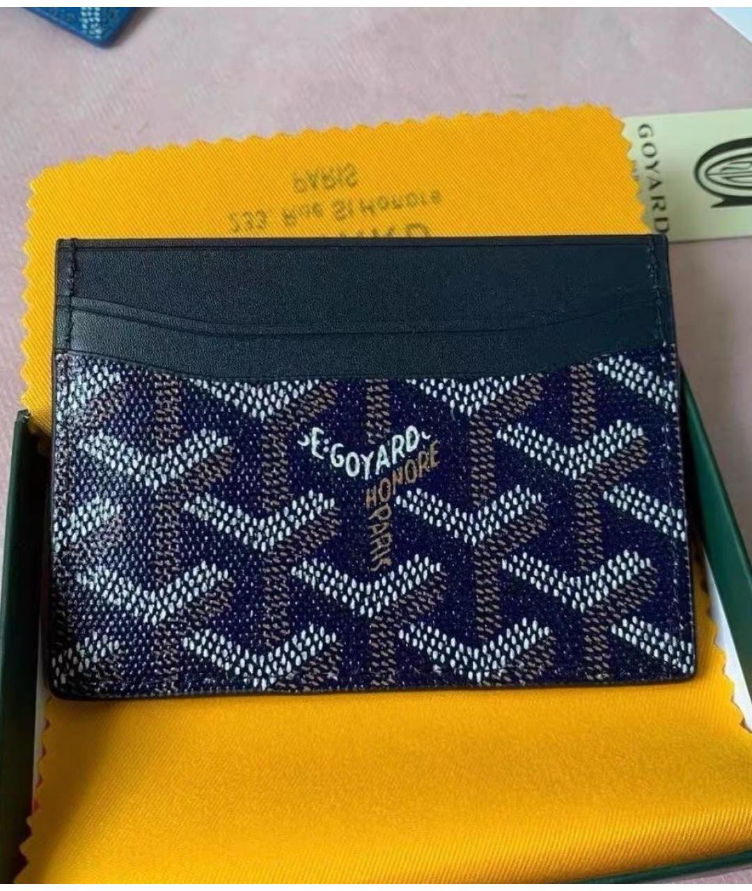 GOYARD Темно-синий кардхолдер, фото 4