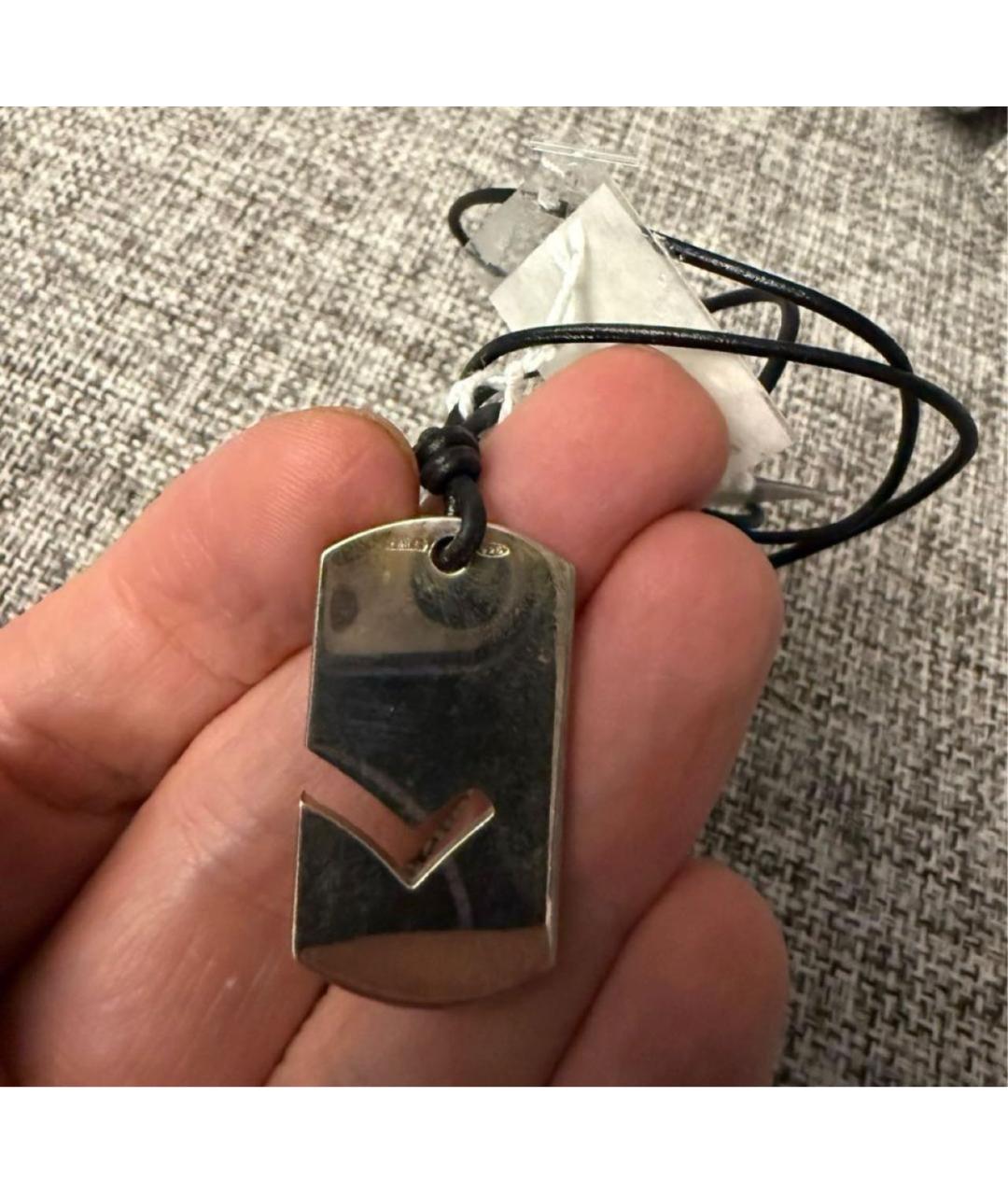 GUCCI Серебряное серебряное колье, фото 2