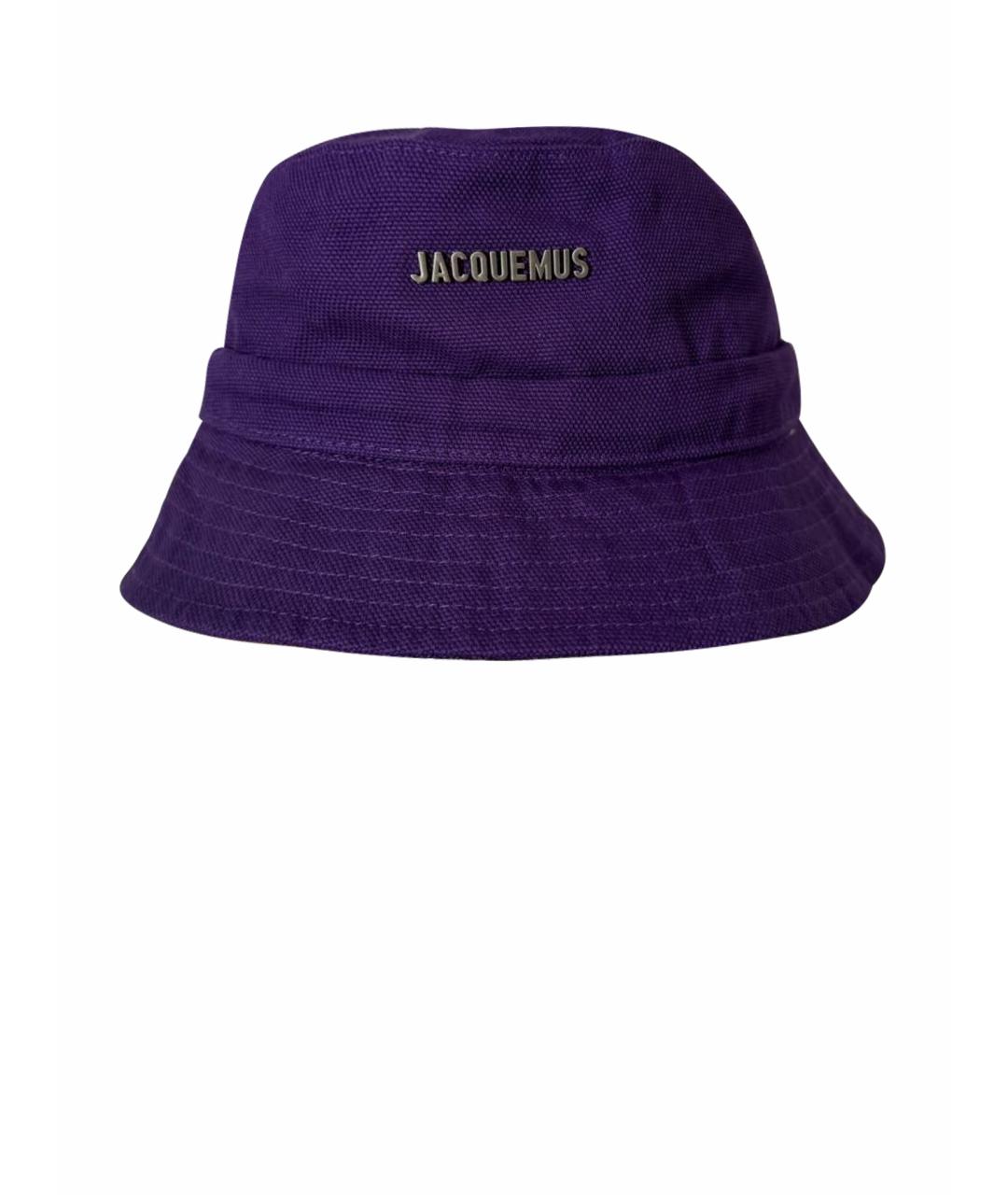 JACQUEMUS Фиолетовая хлопковая панама, фото 1