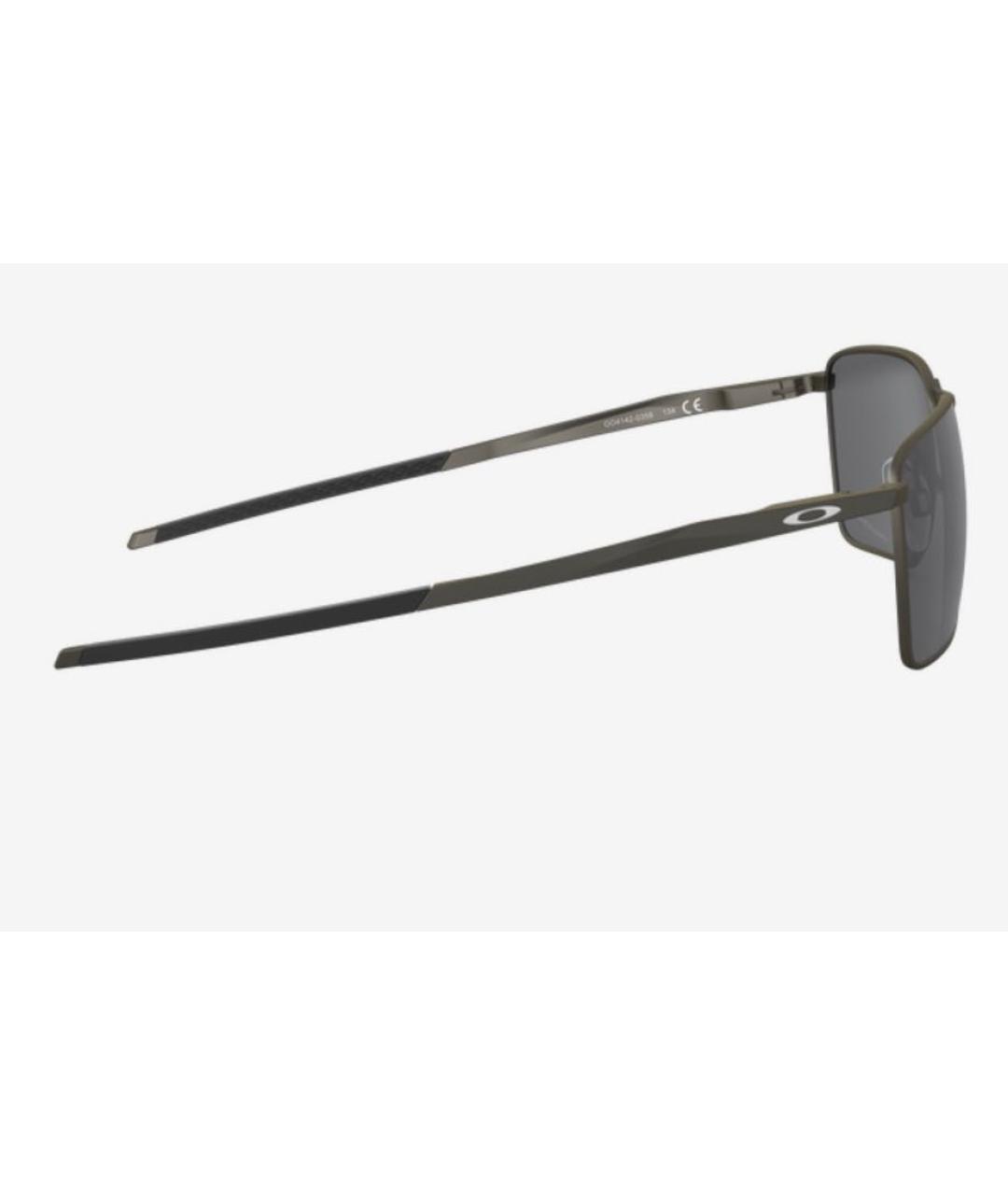 OAKLEY Антрацитовые металлические солнцезащитные очки, фото 3