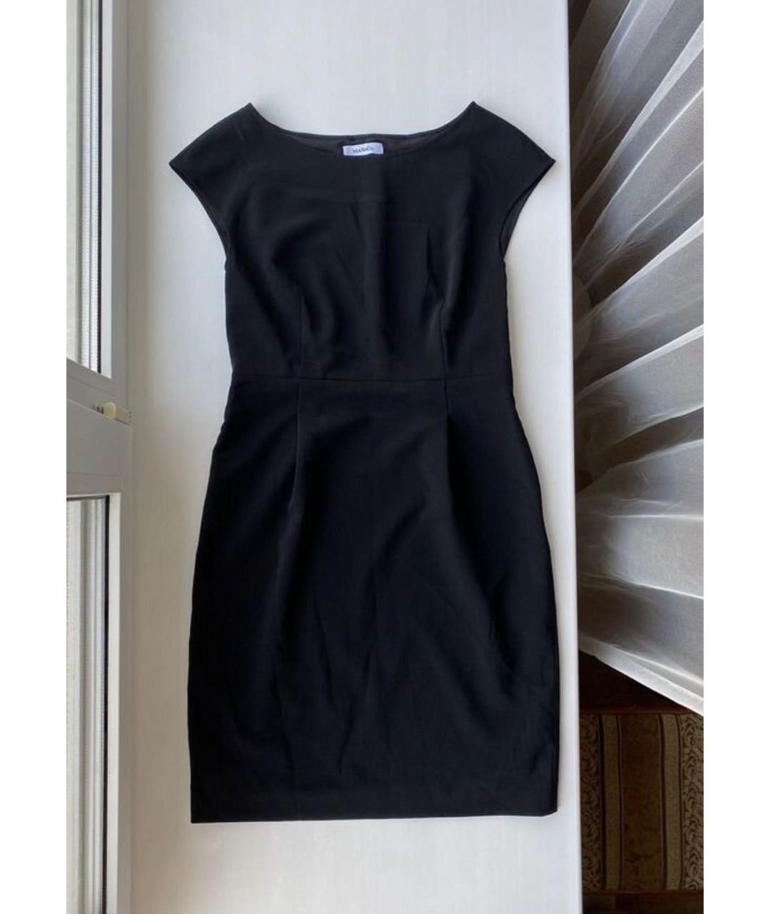 MAX&CO Темно-синее полиэстеровое повседневное платье, фото 6