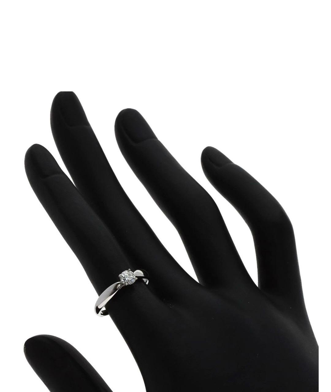 TIFFANY&CO Серебряное платиновое кольцо, фото 4