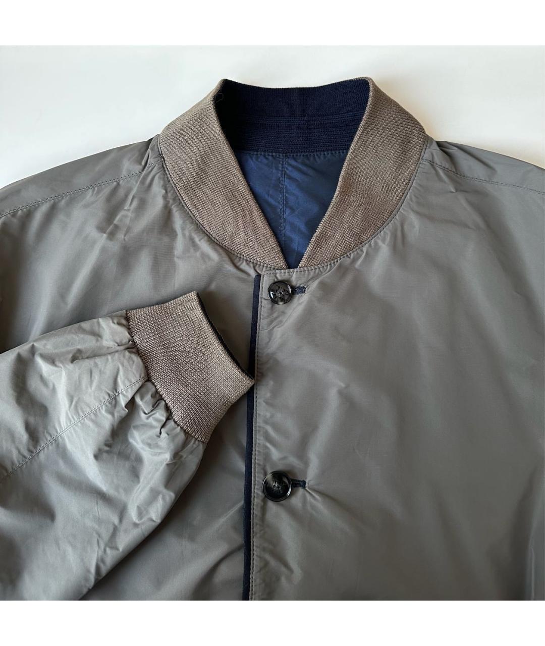 KITON Зеленая полиамидовая куртка, фото 4