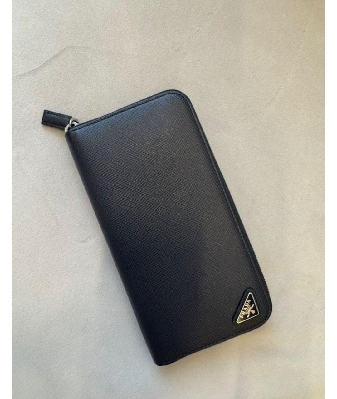 PRADA Синий кожаный кошелек, фото 9