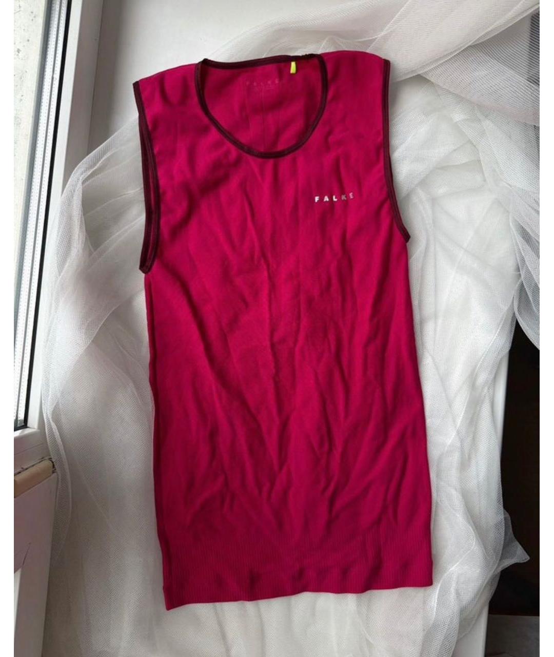 FALKE Розовая полиамидовая майка, фото 7