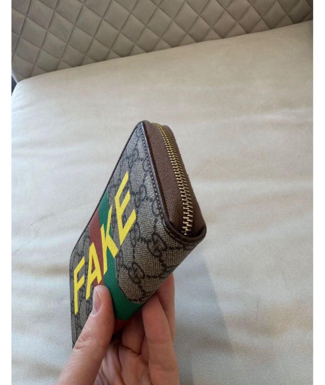 GUCCI Коричневый кошелек, фото 5