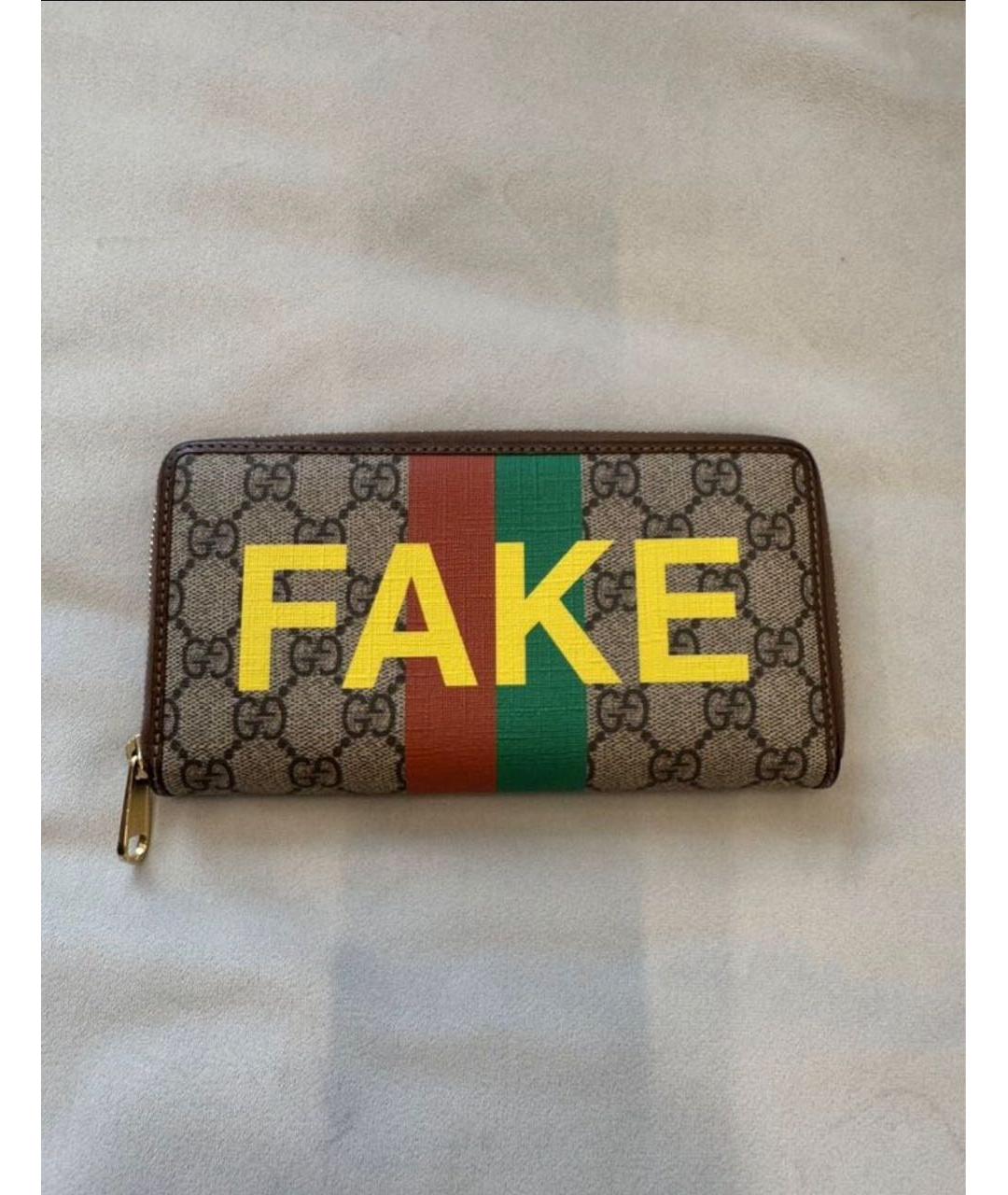 GUCCI Коричневый кошелек, фото 9