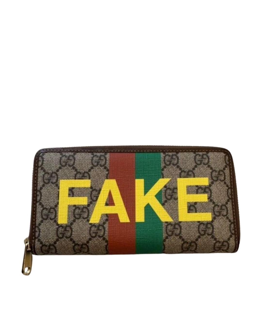 GUCCI Коричневый кошелек, фото 1