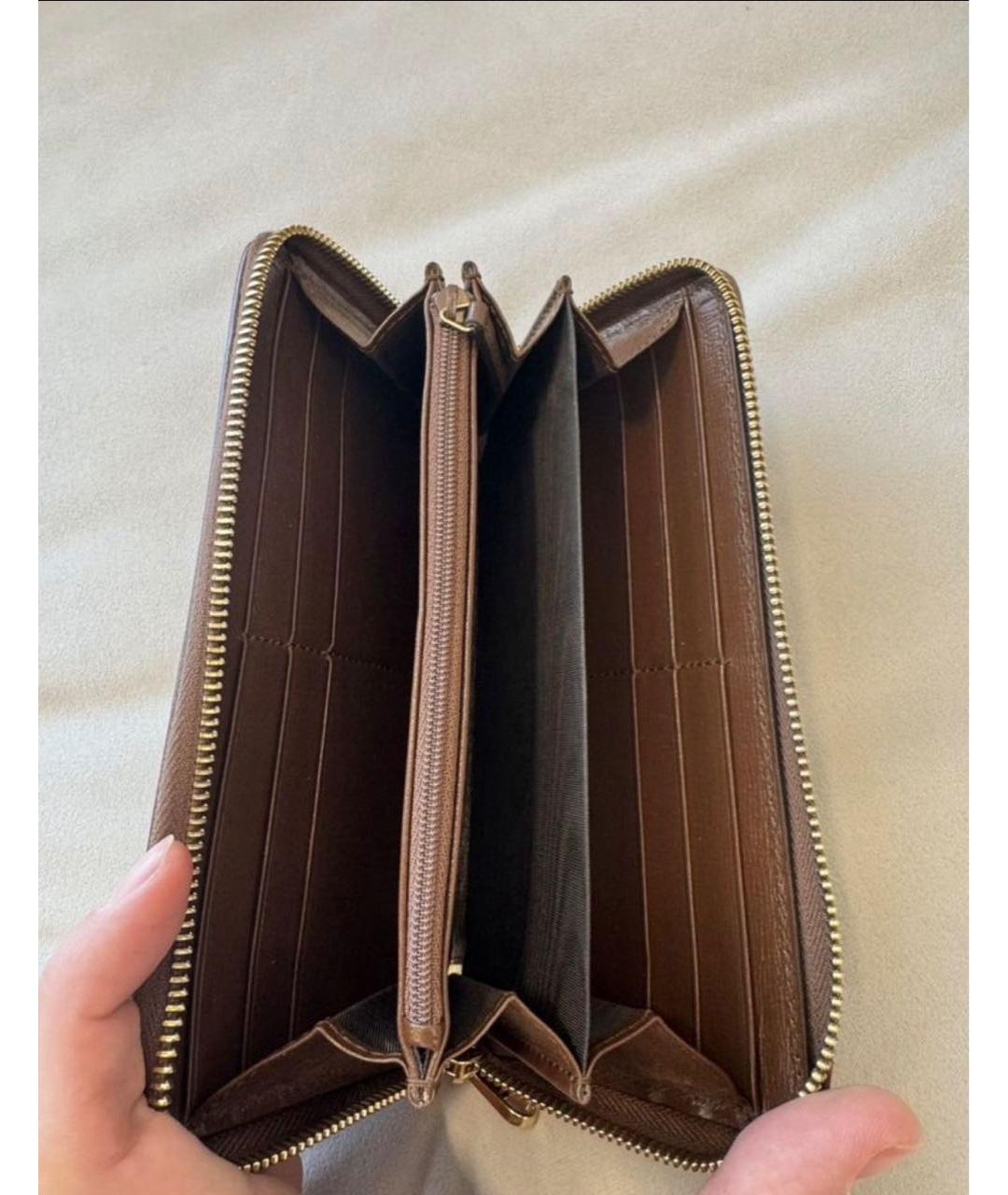 GUCCI Коричневый кошелек, фото 8