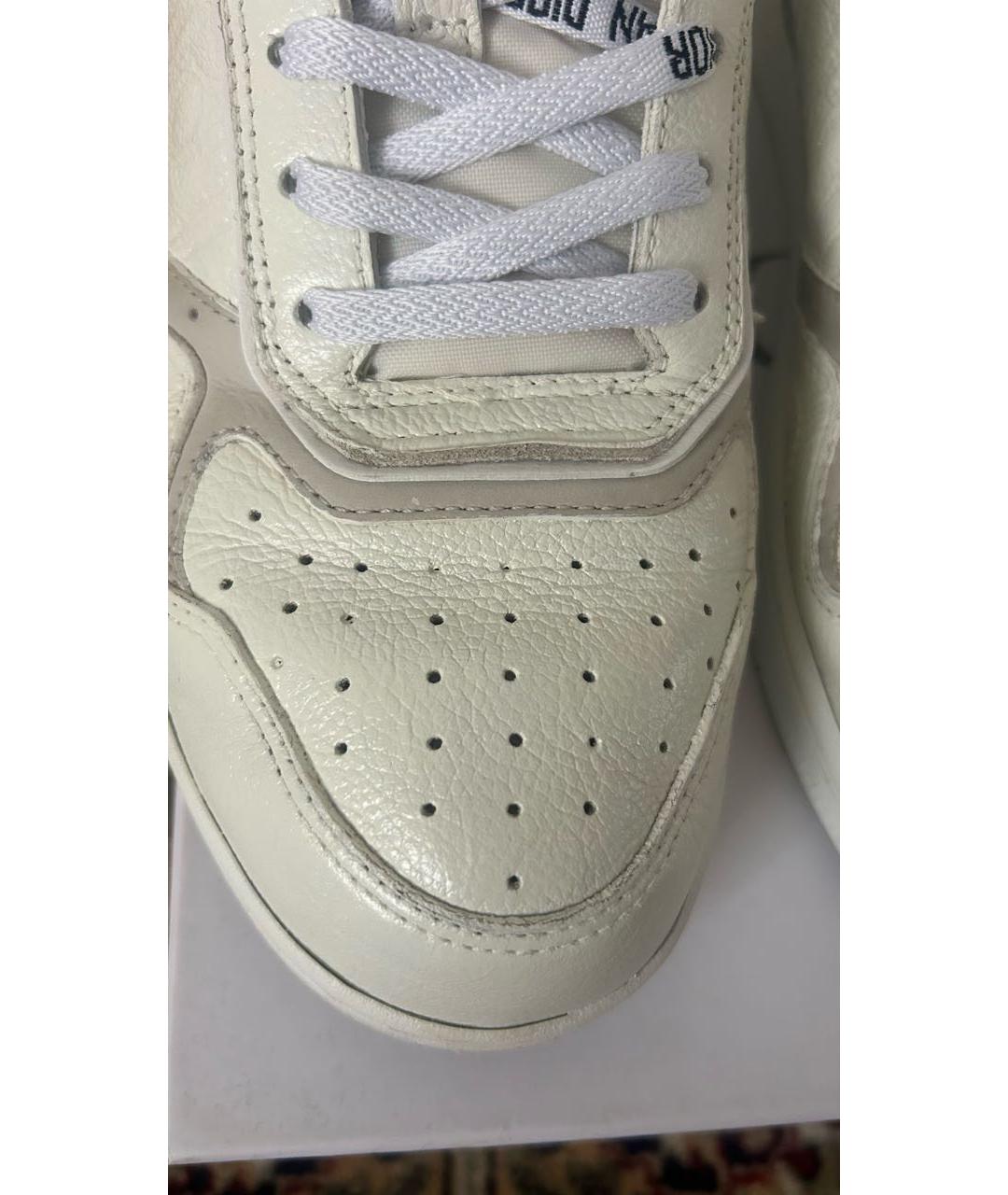 CHRISTIAN DIOR Белые кожаные кеды, фото 5