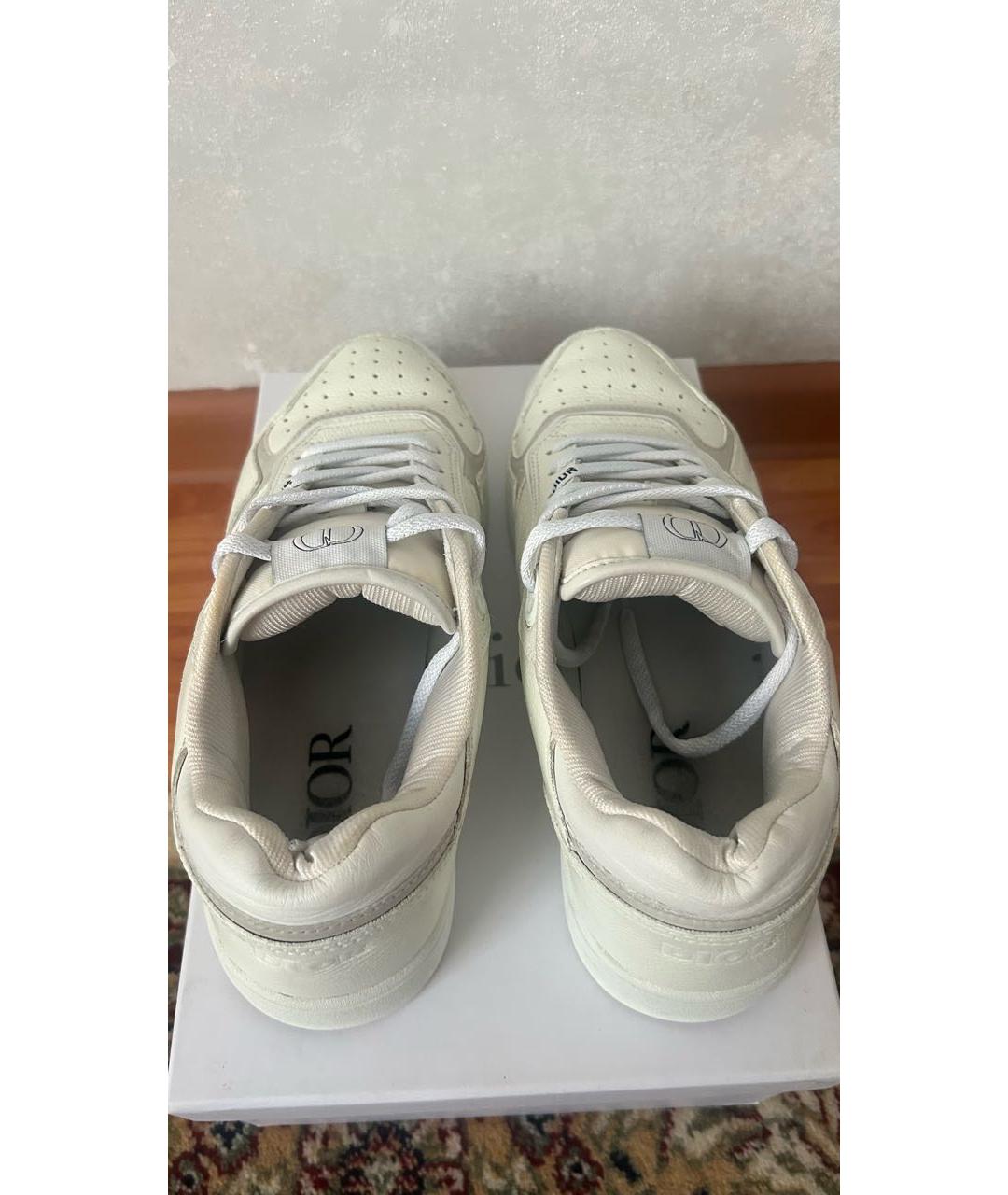 CHRISTIAN DIOR Белые кожаные кеды, фото 3