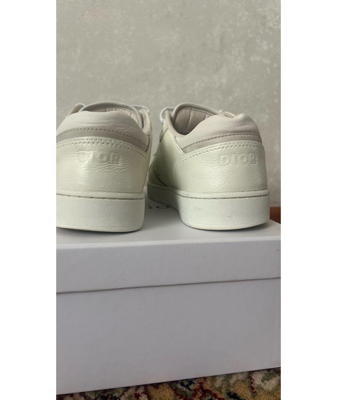 CHRISTIAN DIOR Белые кожаные кеды, фото 4