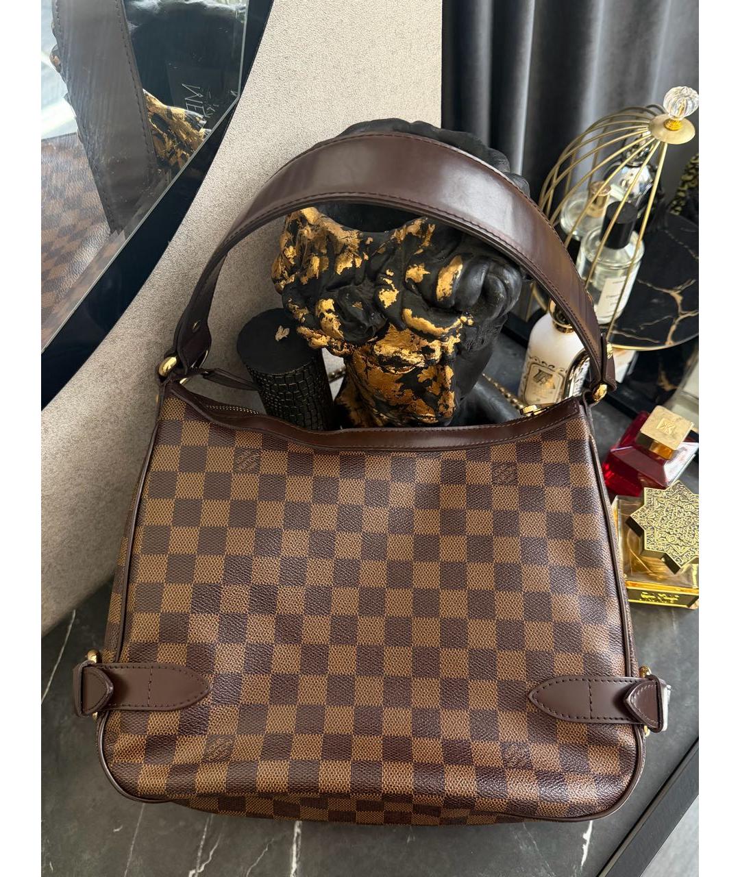 LOUIS VUITTON Коричневая сумка через плечо, фото 3