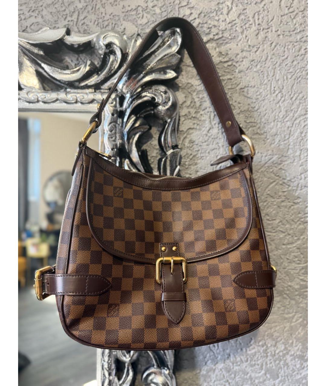 LOUIS VUITTON Коричневая сумка через плечо, фото 9
