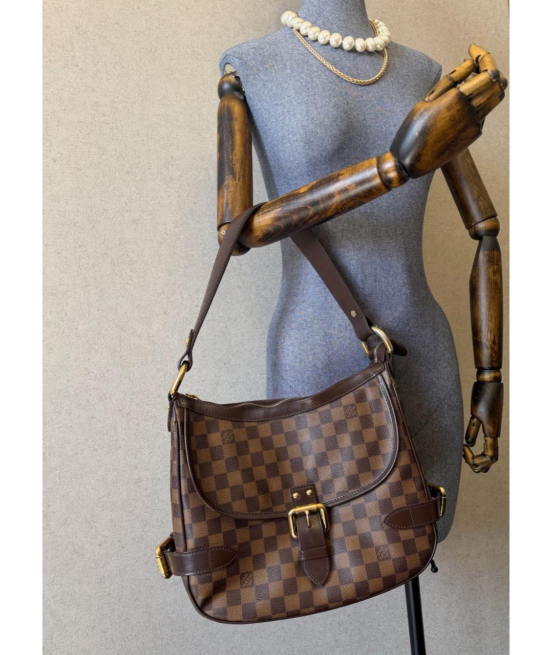 LOUIS VUITTON Коричневая сумка через плечо, фото 7