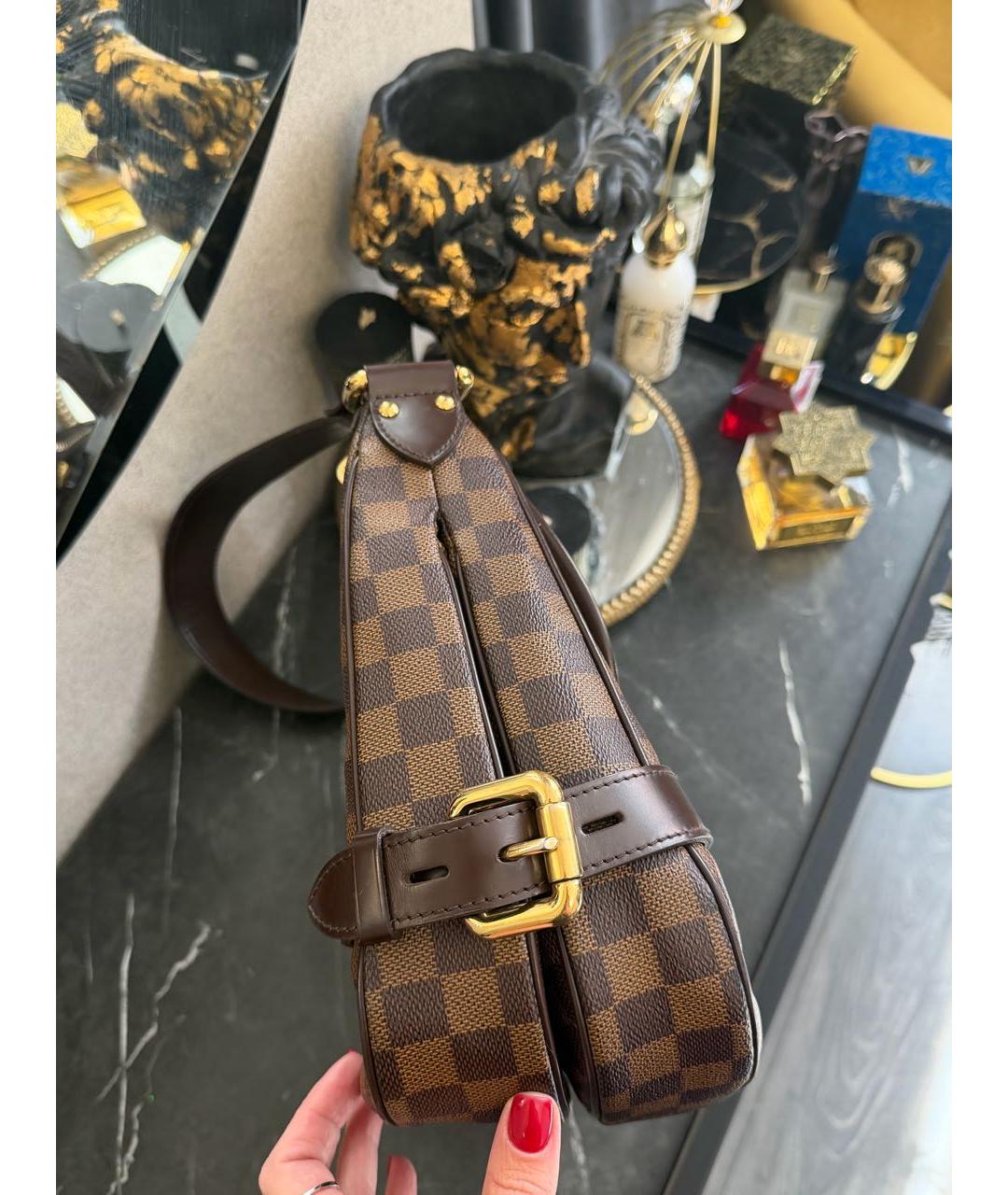 LOUIS VUITTON Коричневая сумка через плечо, фото 4