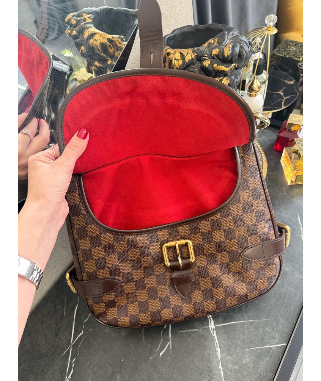 LOUIS VUITTON Коричневая сумка через плечо, фото 6