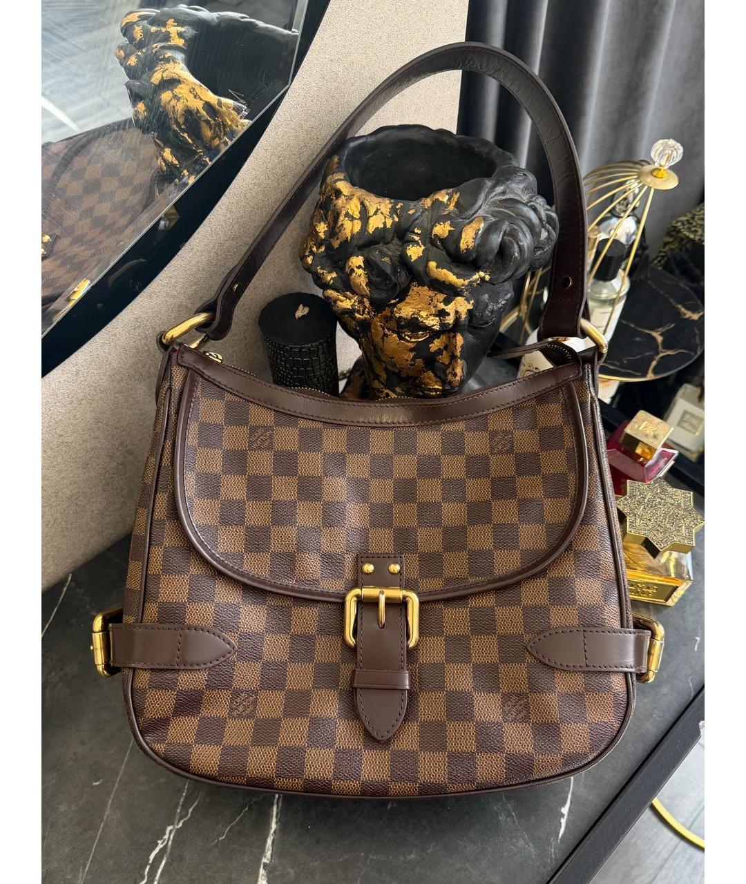 LOUIS VUITTON Коричневая сумка через плечо, фото 2