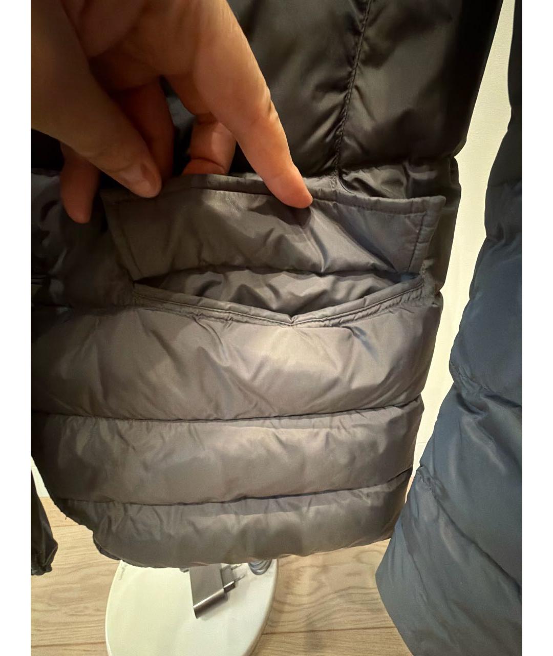 HERNO Антрацитовый полиамидовый пуховик, фото 5