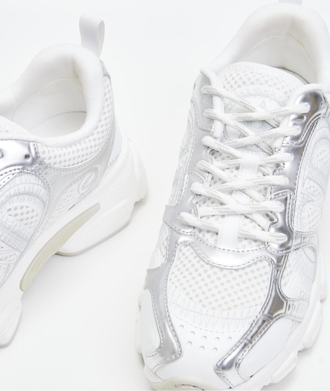 CHRISTIAN DIOR Белые текстильные кроссовки, фото 6
