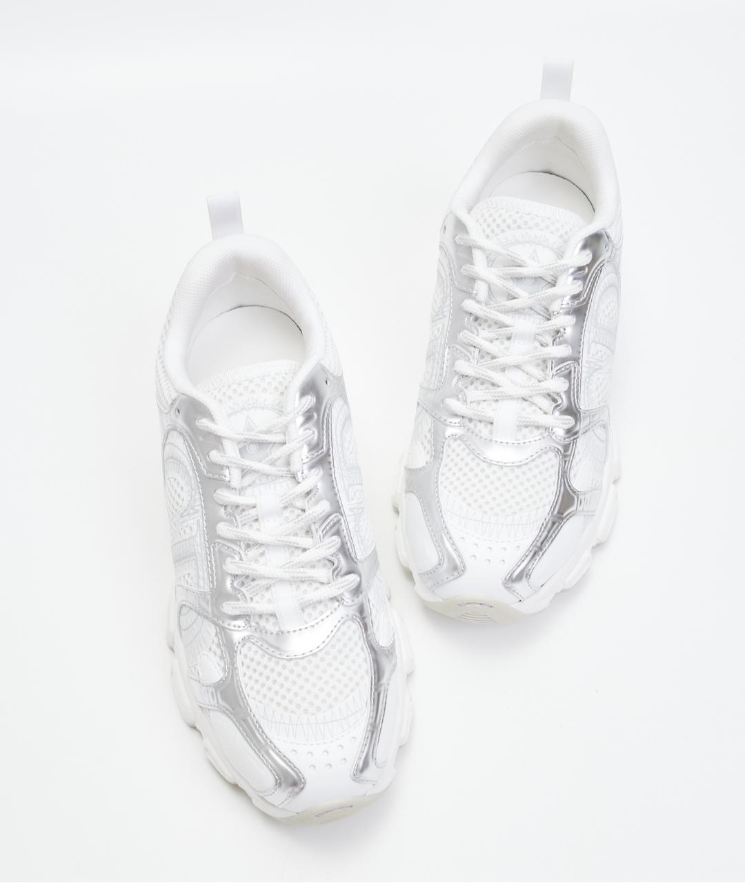 CHRISTIAN DIOR Белые текстильные кроссовки, фото 4