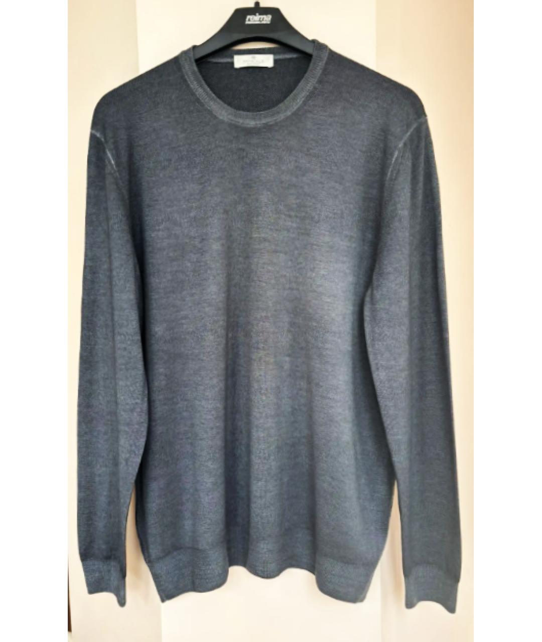 PANICALE Серый шерстяной джемпер / свитер, фото 2