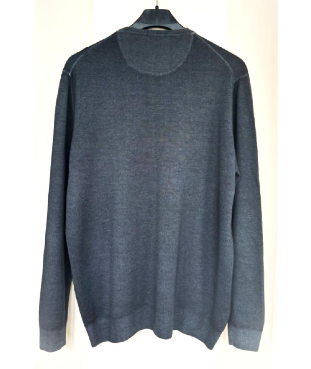PANICALE Серый шерстяной джемпер / свитер, фото 3