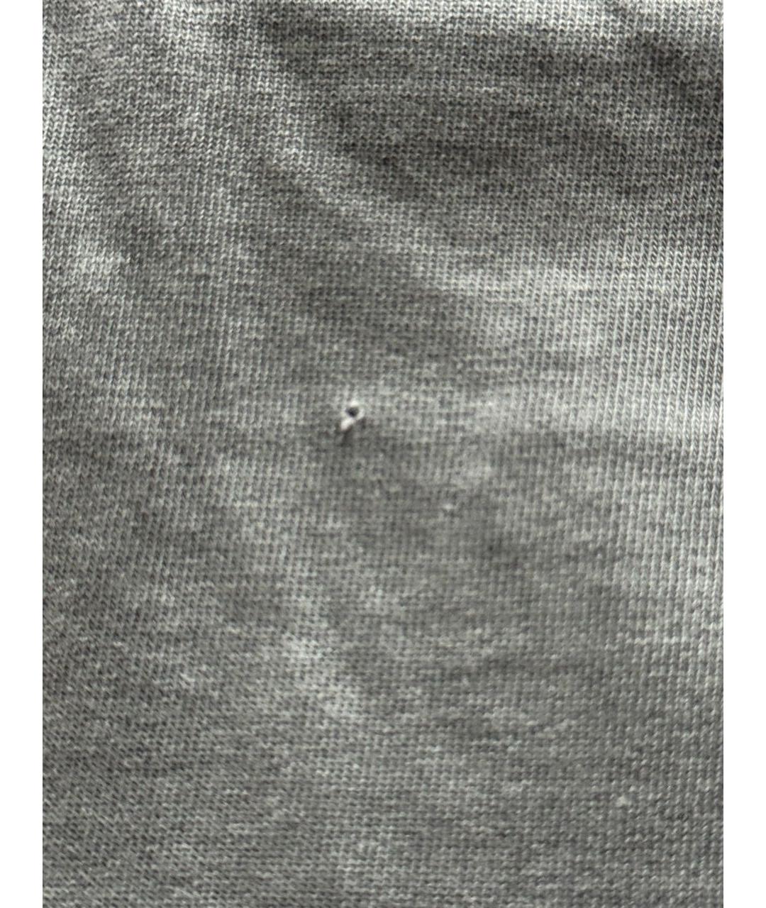 BALENCIAGA Антрацитовая футболка, фото 5