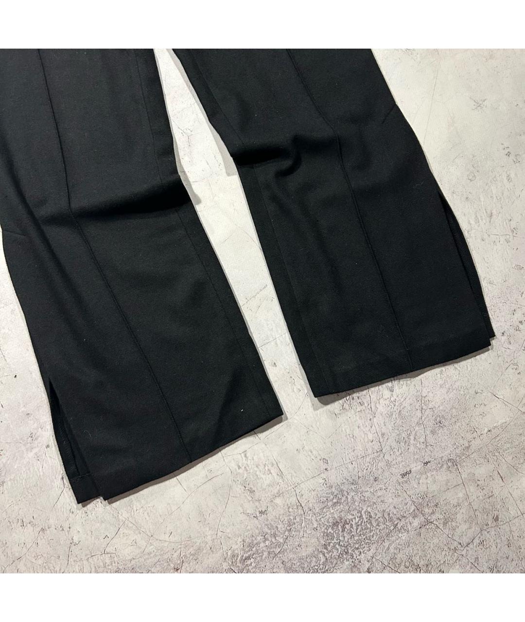 12 STOREEZ Черные шерстяные брюки широкие, фото 2
