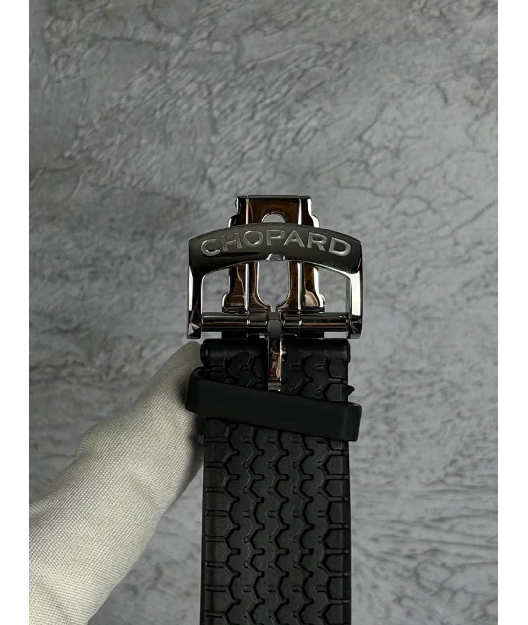 CHOPARD Черные металлические часы, фото 6