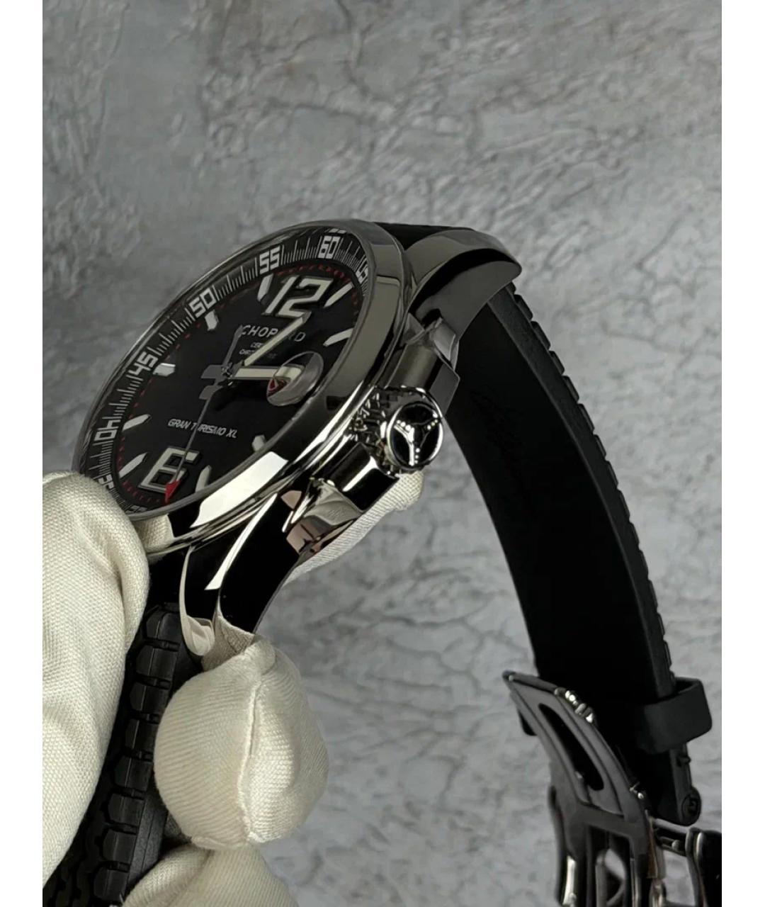 CHOPARD Черные металлические часы, фото 4