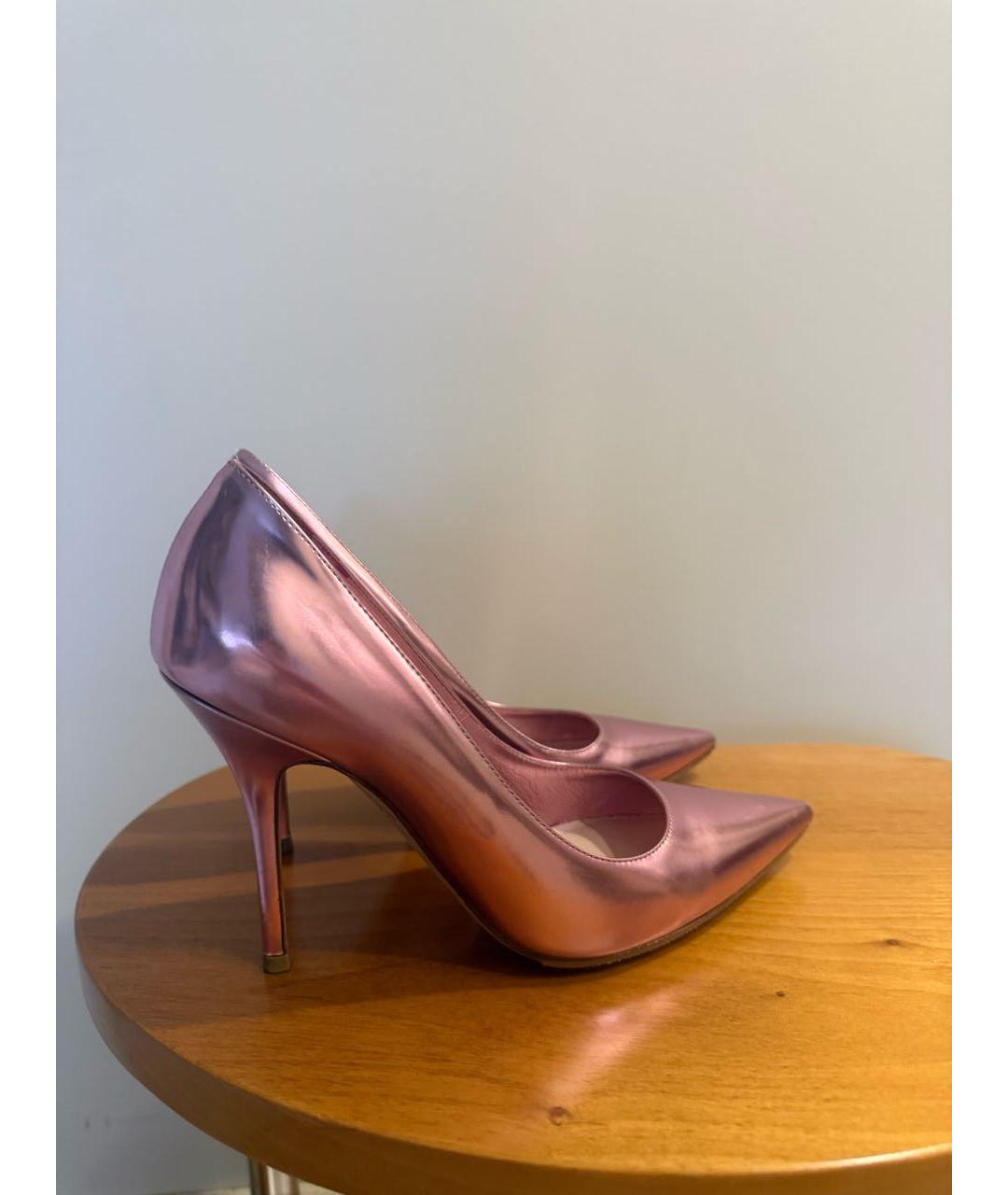 CHRISTIAN DIOR Розовые кожаные туфли, фото 6
