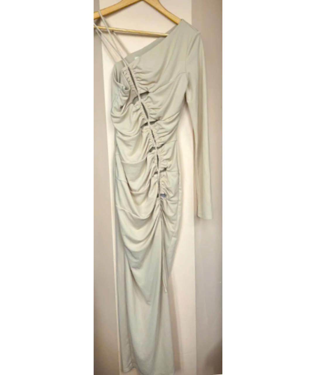 NICHOLAS KIRKWOOD Бежевое полиэстеровое коктейльное платье, фото 10