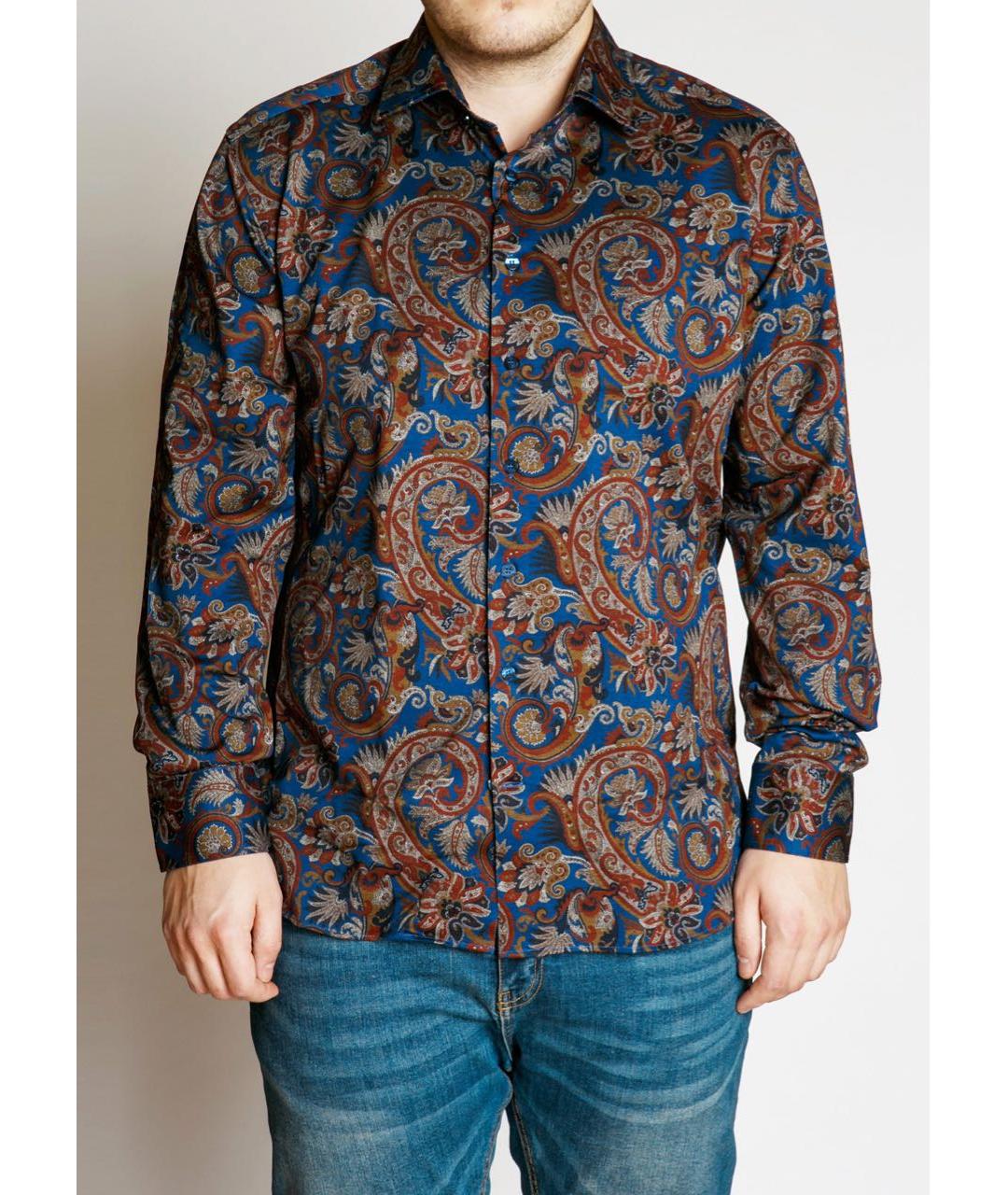 ETRO Мульти хлопковая кэжуал рубашка, фото 2