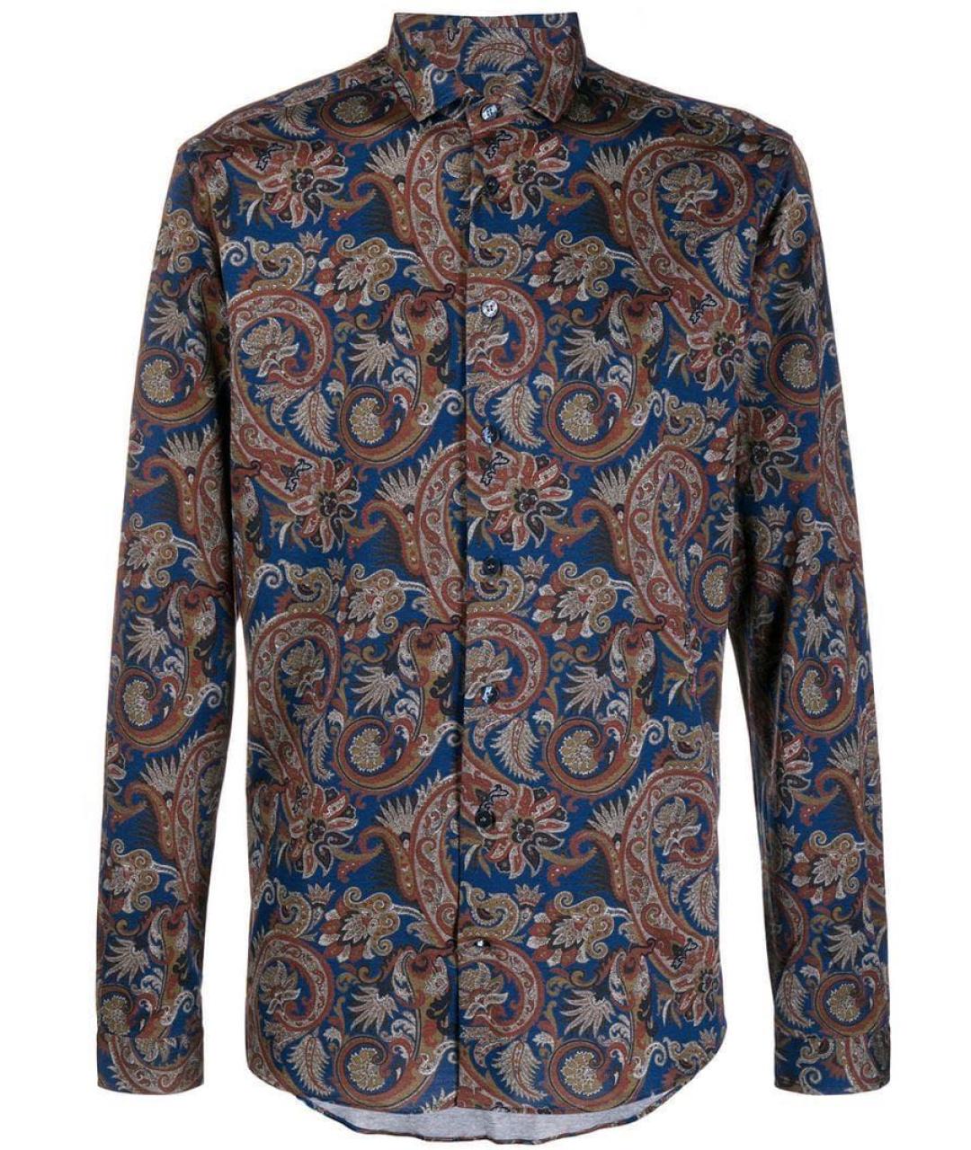 ETRO Мульти хлопковая кэжуал рубашка, фото 1