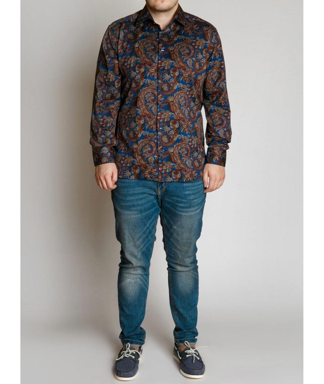 ETRO Мульти хлопковая кэжуал рубашка, фото 4