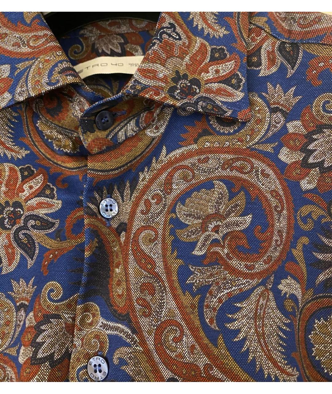 ETRO Мульти хлопковая кэжуал рубашка, фото 7