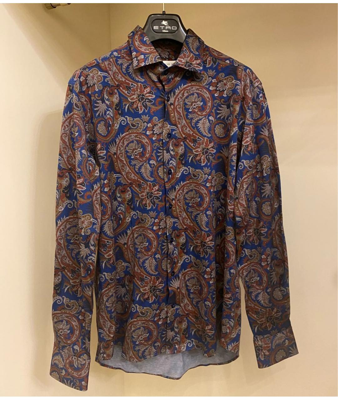 ETRO Мульти хлопковая кэжуал рубашка, фото 5