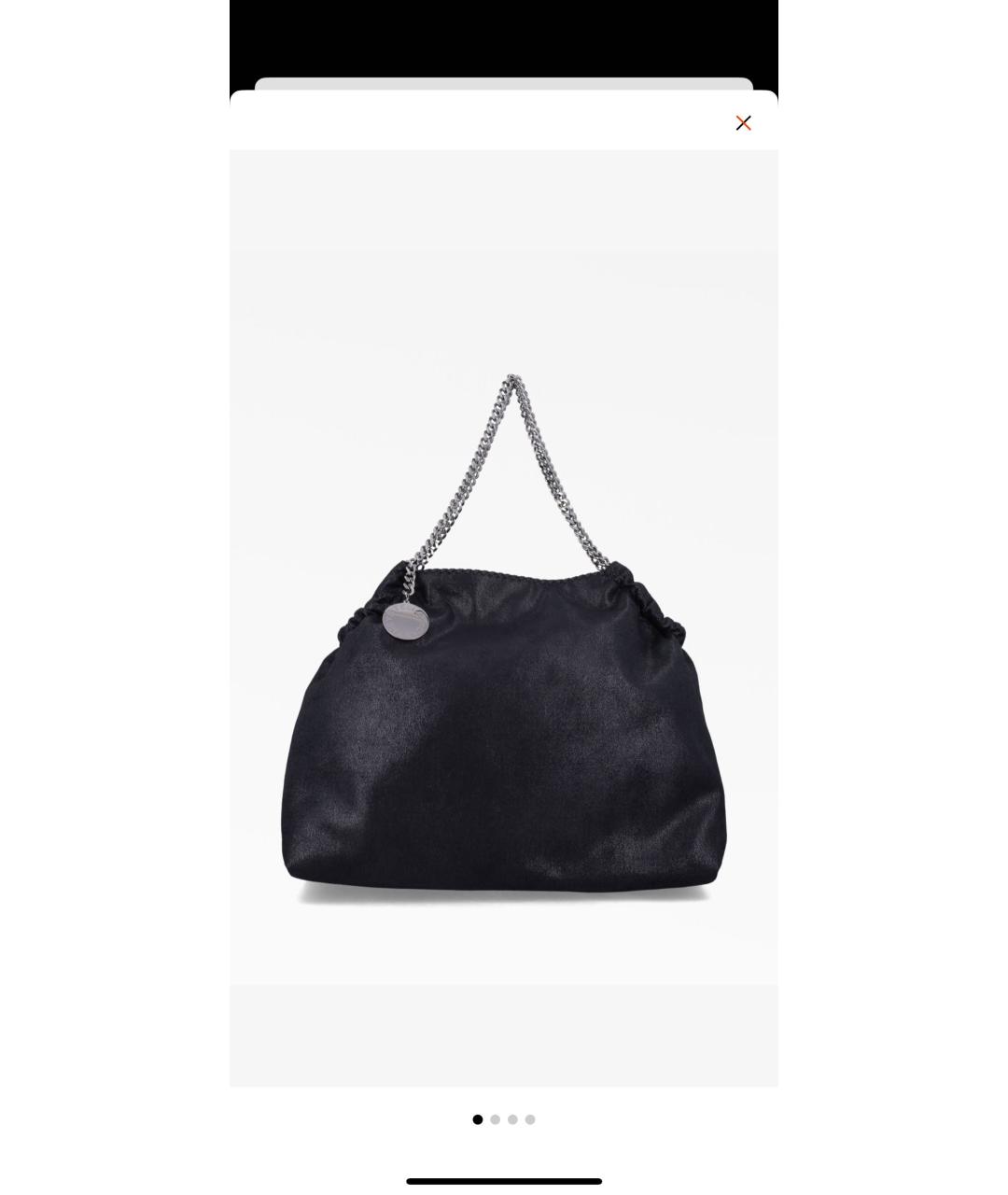 STELLA MCCARTNEY Черная сумка тоут, фото 9