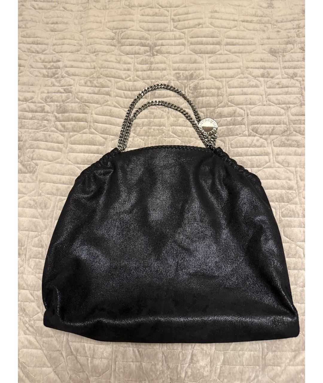 STELLA MCCARTNEY Черная сумка тоут, фото 2