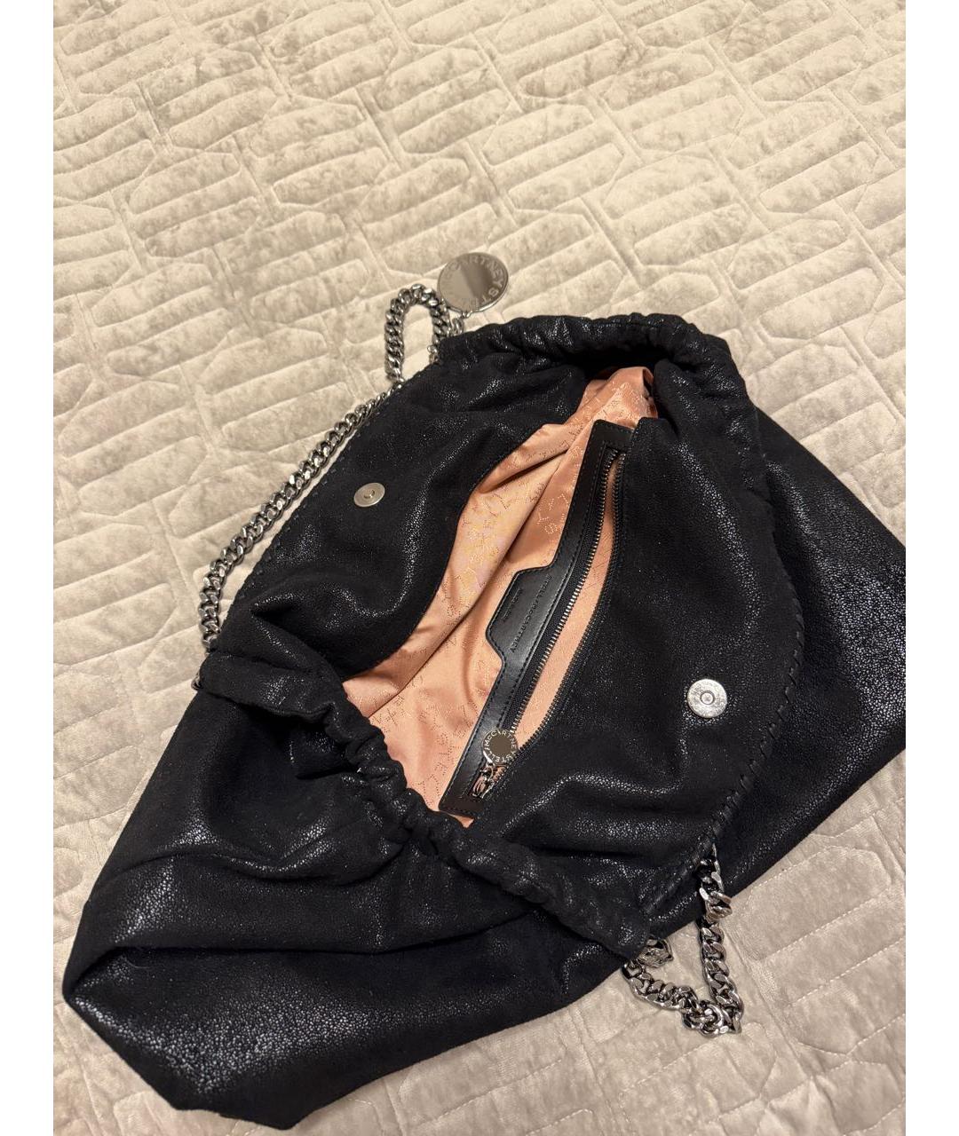 STELLA MCCARTNEY Черная сумка тоут, фото 4