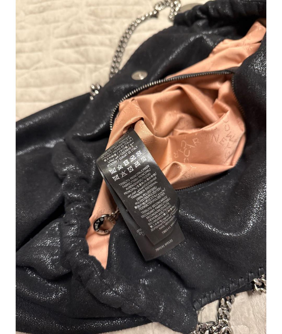 STELLA MCCARTNEY Черная сумка тоут, фото 7