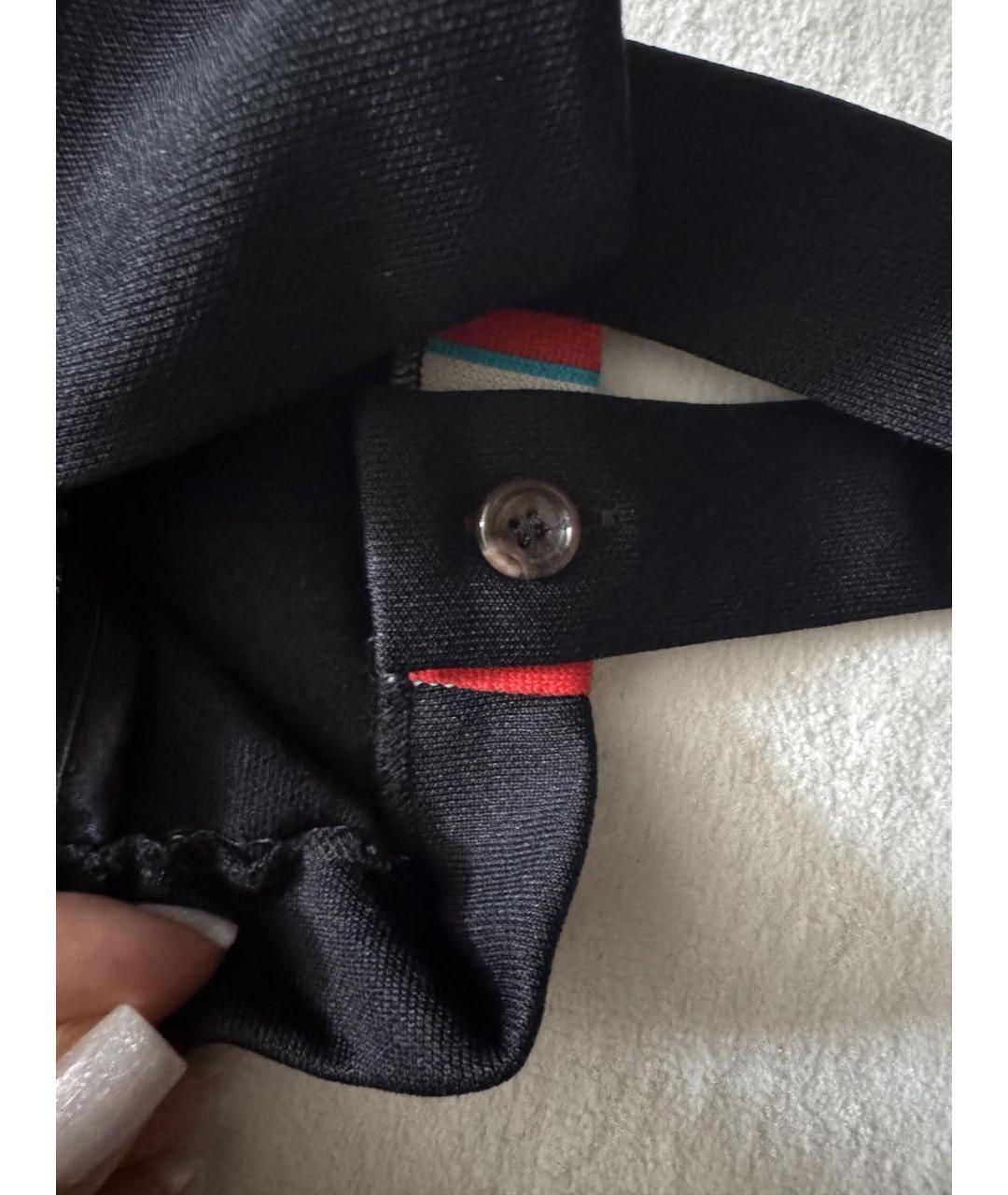 GUCCI Черные полиэстеровые брюки узкие, фото 8