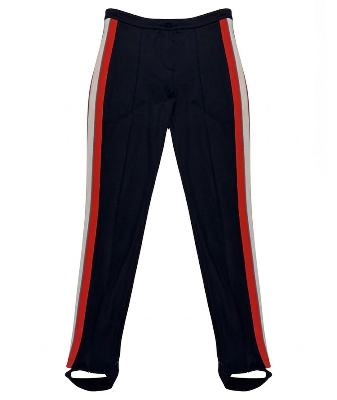 GUCCI Черные полиэстеровые брюки узкие, фото 1