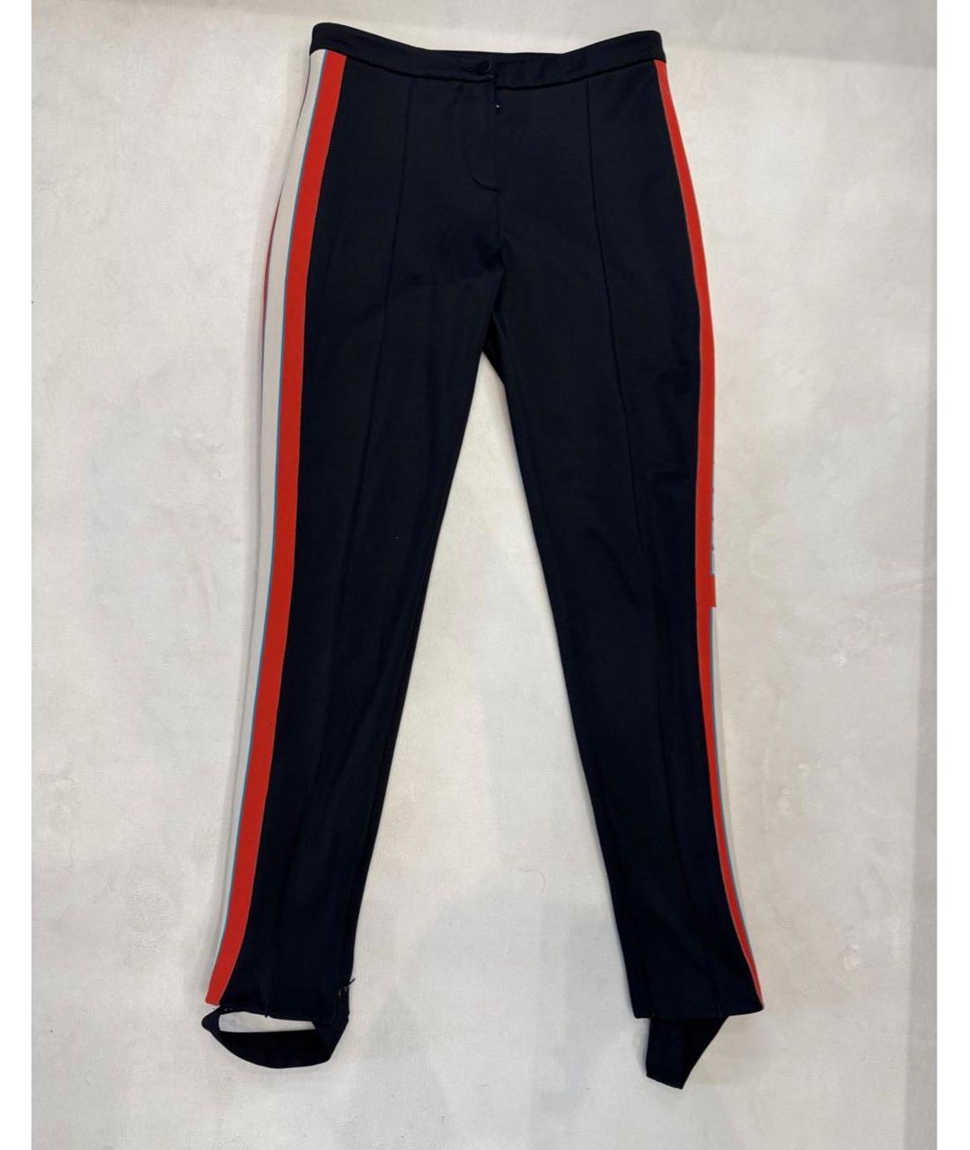 GUCCI Черные полиэстеровые брюки узкие, фото 9
