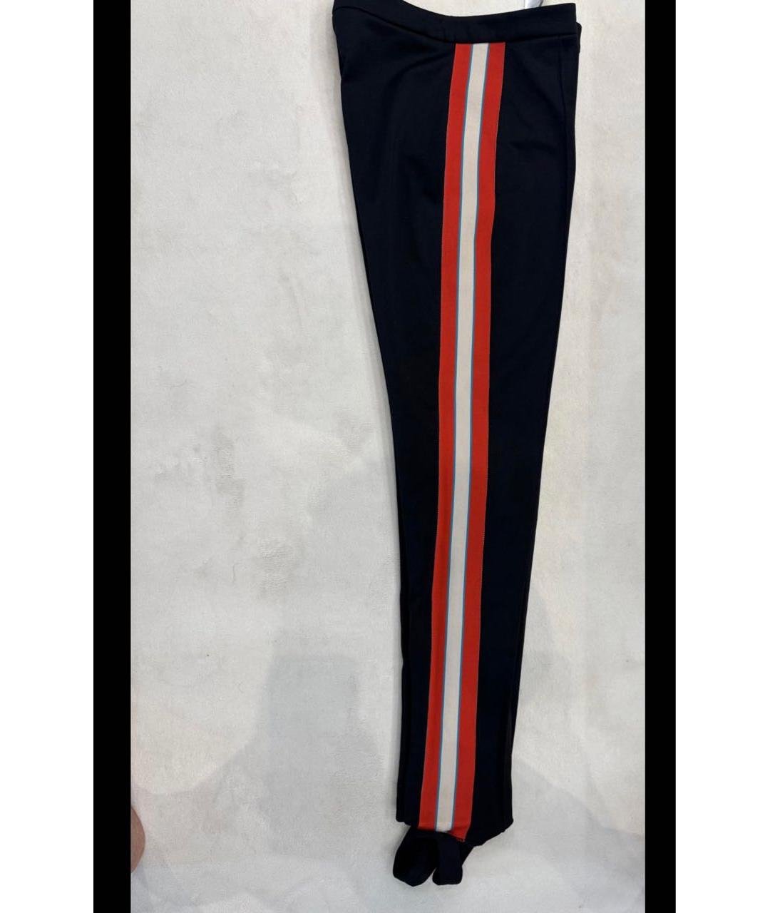 GUCCI Черные полиэстеровые брюки узкие, фото 4