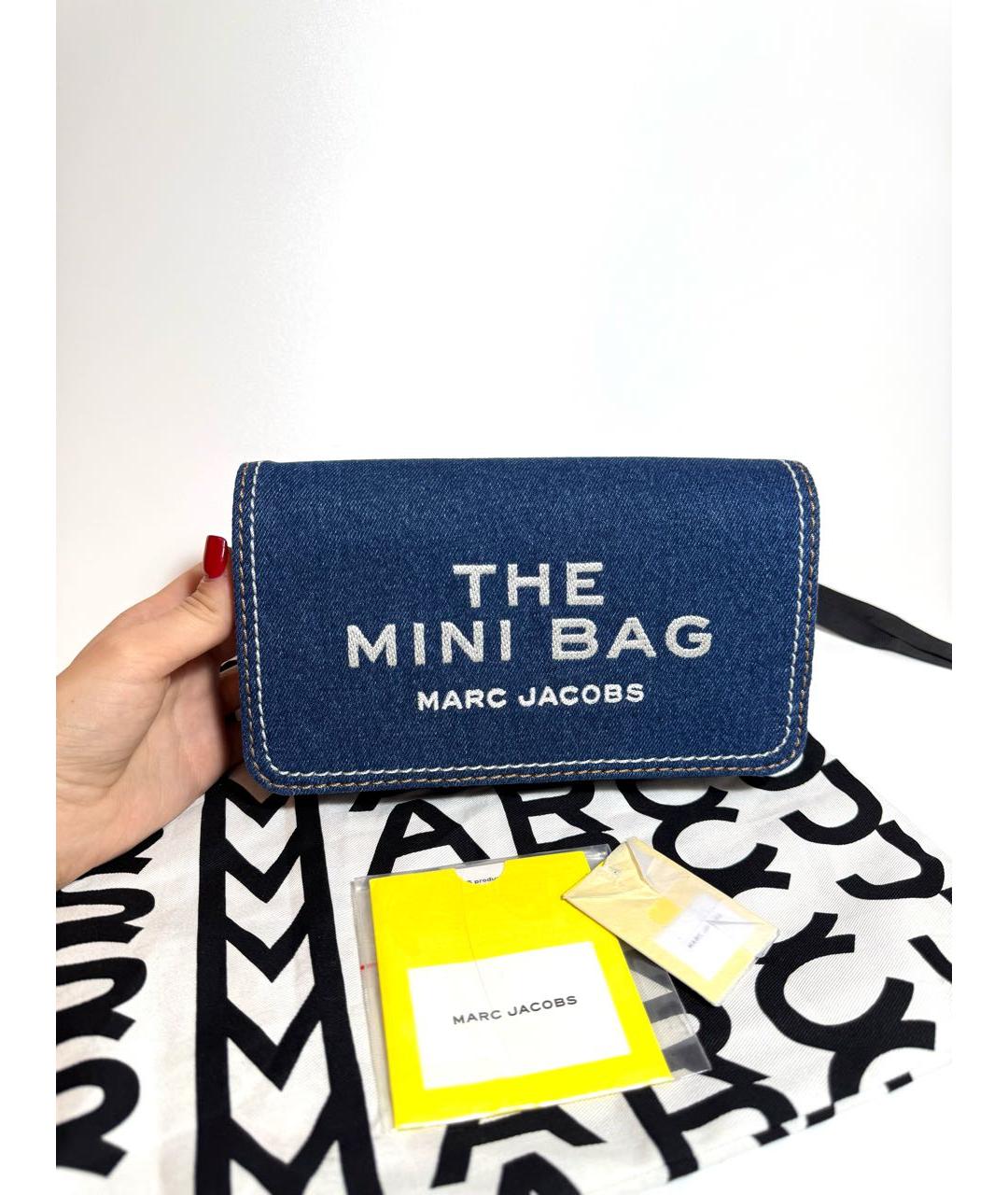 MARC JACOBS Синяя деним сумка через плечо, фото 6