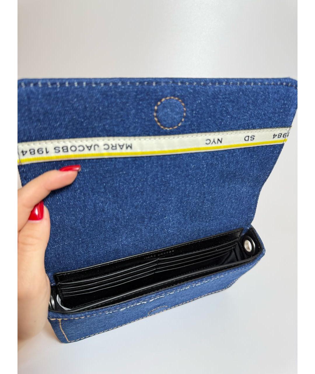 MARC JACOBS Синяя деним сумка через плечо, фото 5